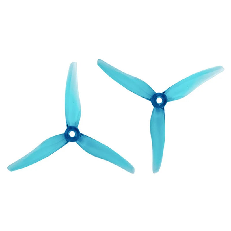 Gemfan Hurricane 51466 V2 5 Inch 3-Blade FPV Propellers CW CCW - 2pairs Gray V2