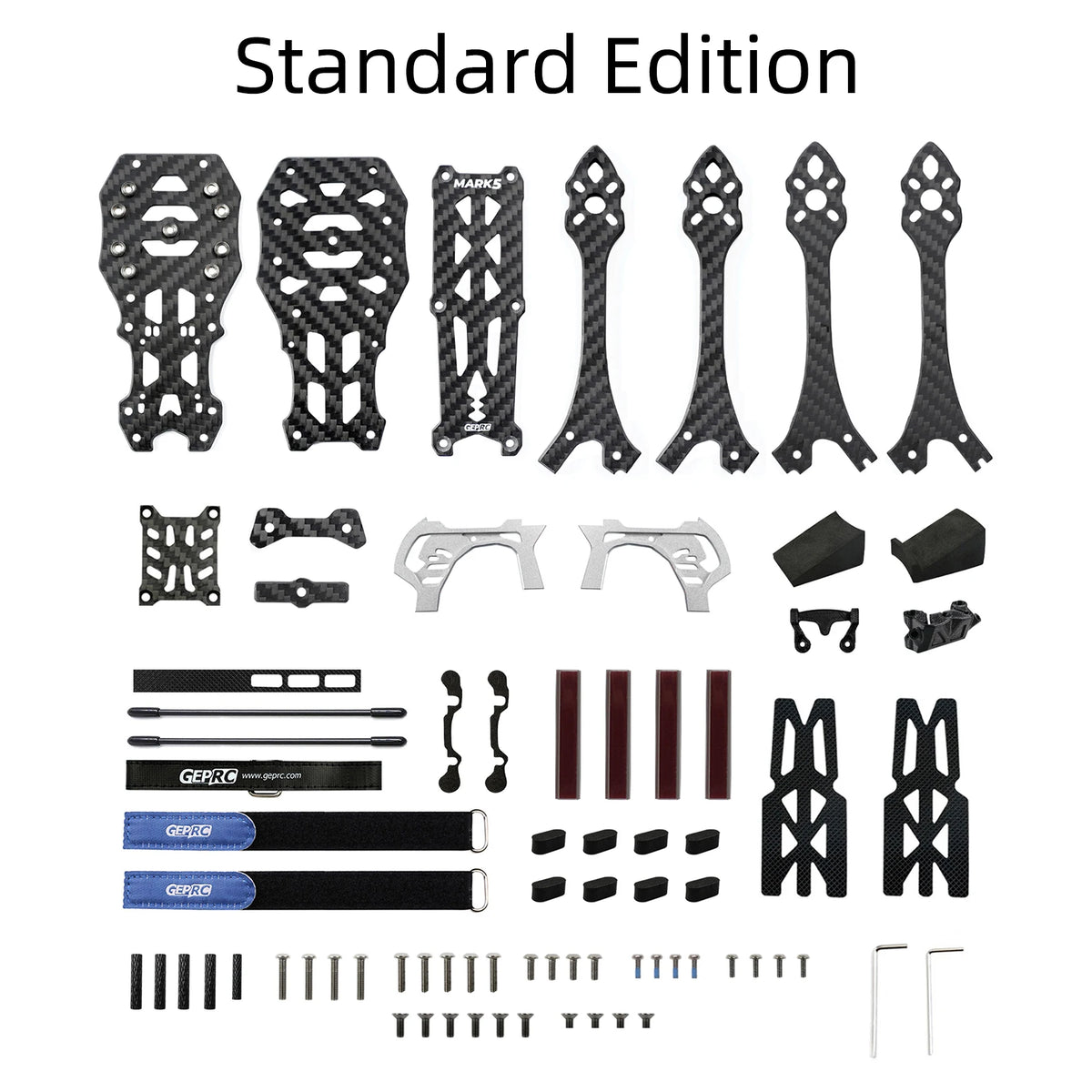GEPRC Mark5 HD 225mm 5 Inch Freestyle FPV Frame Kit - Standard Edition