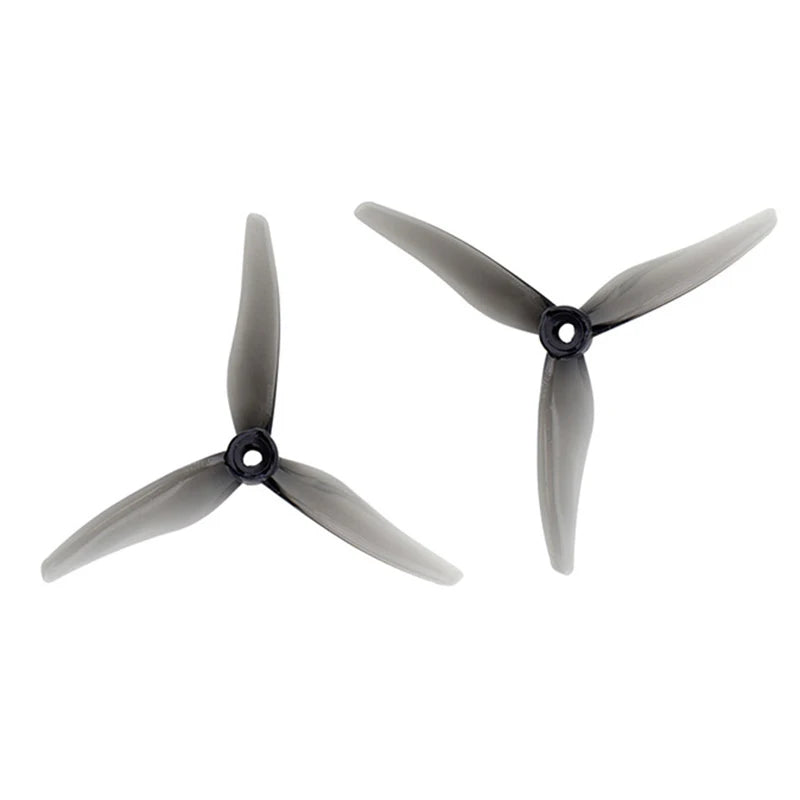 Gemfan Hurricane 51466 V2 5 Inch 3-Blade FPV Propellers CW CCW - 2pairs Gray V2
