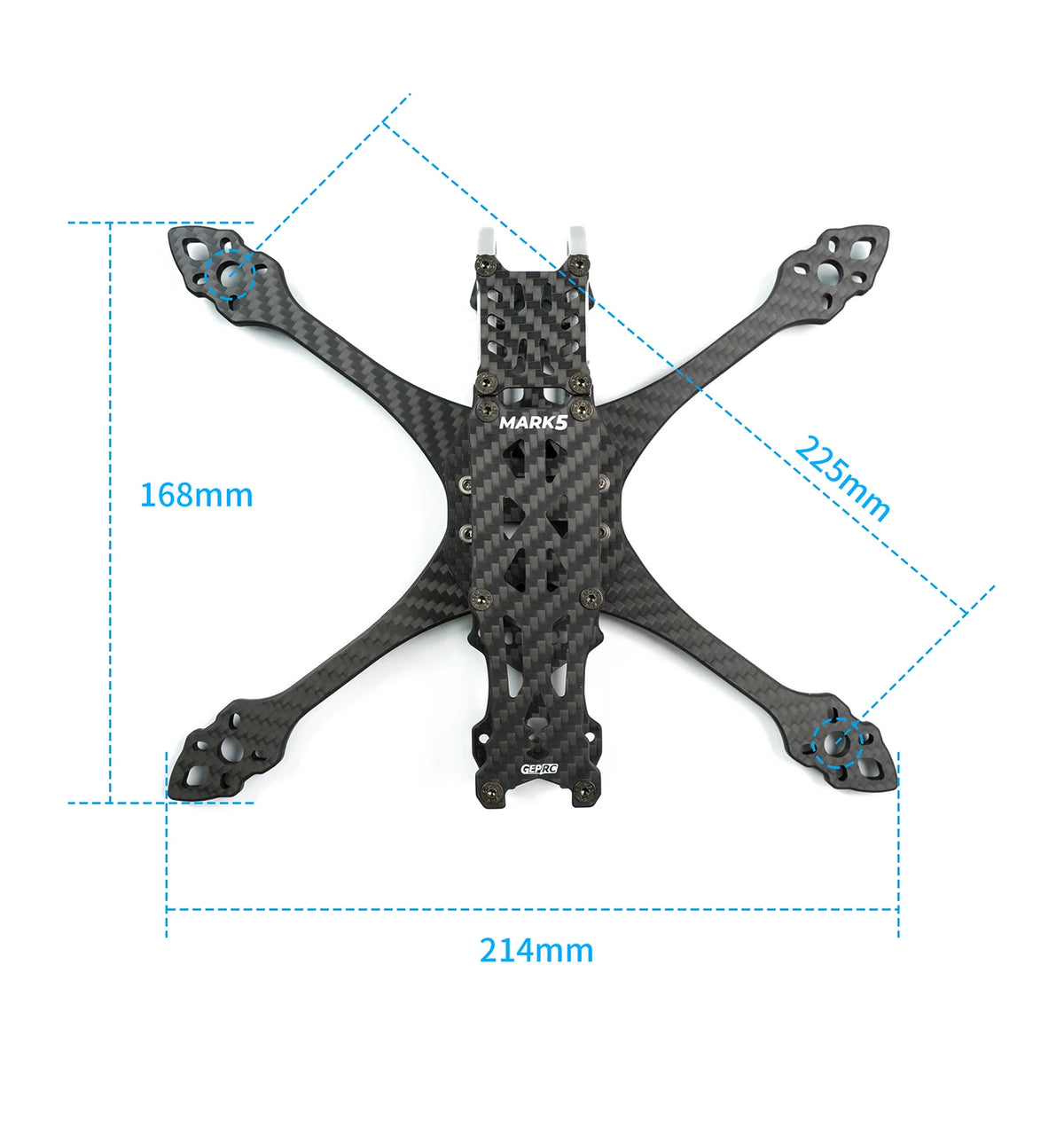 GEPRC Mark5 HD 225mm 5 Inch Freestyle FPV Frame Kit - Standard Edition