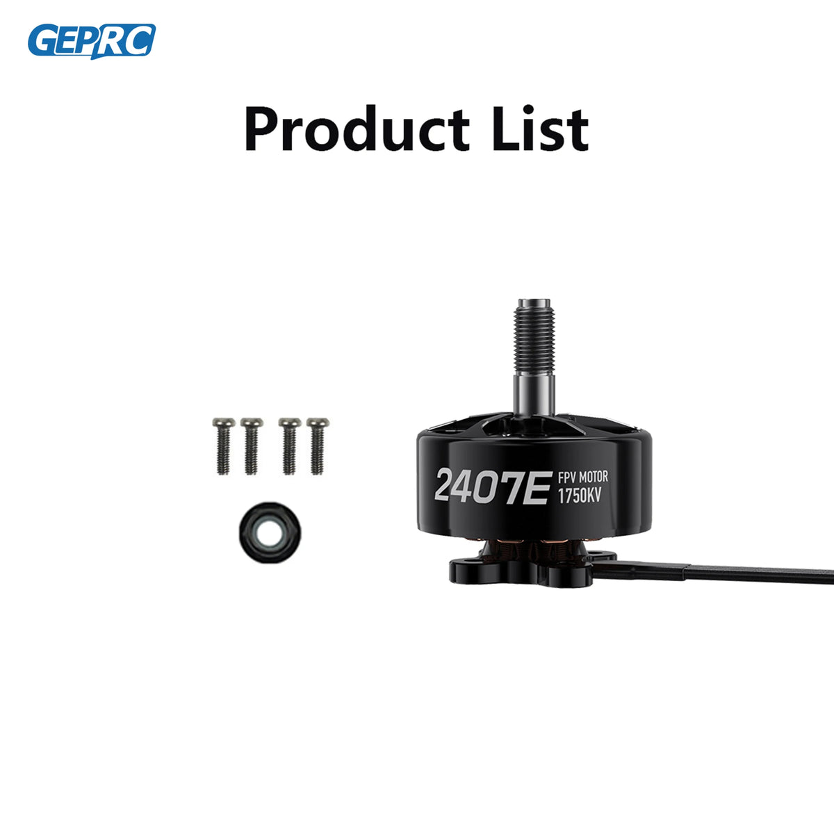GEPRC SPEEDX2 2407E 1750KV Motor