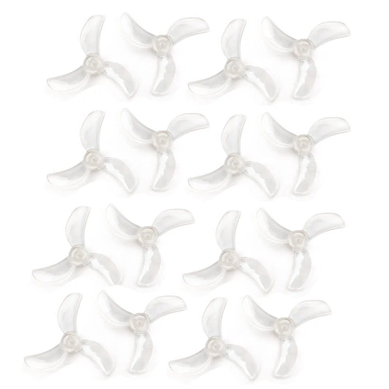 Gemfan 1208 31mm 3-Blade Propellers 8 Pairs for Tinywhoop - 8Pairs Gray 1mm