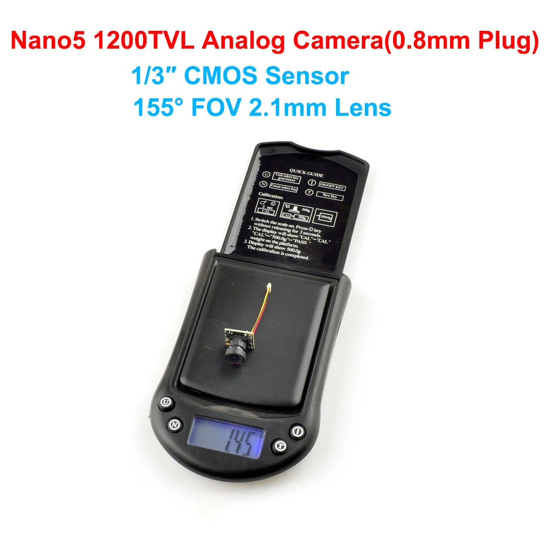 HappyModel Nano5 1200TVL Analog Camera - 1.0mm Connector