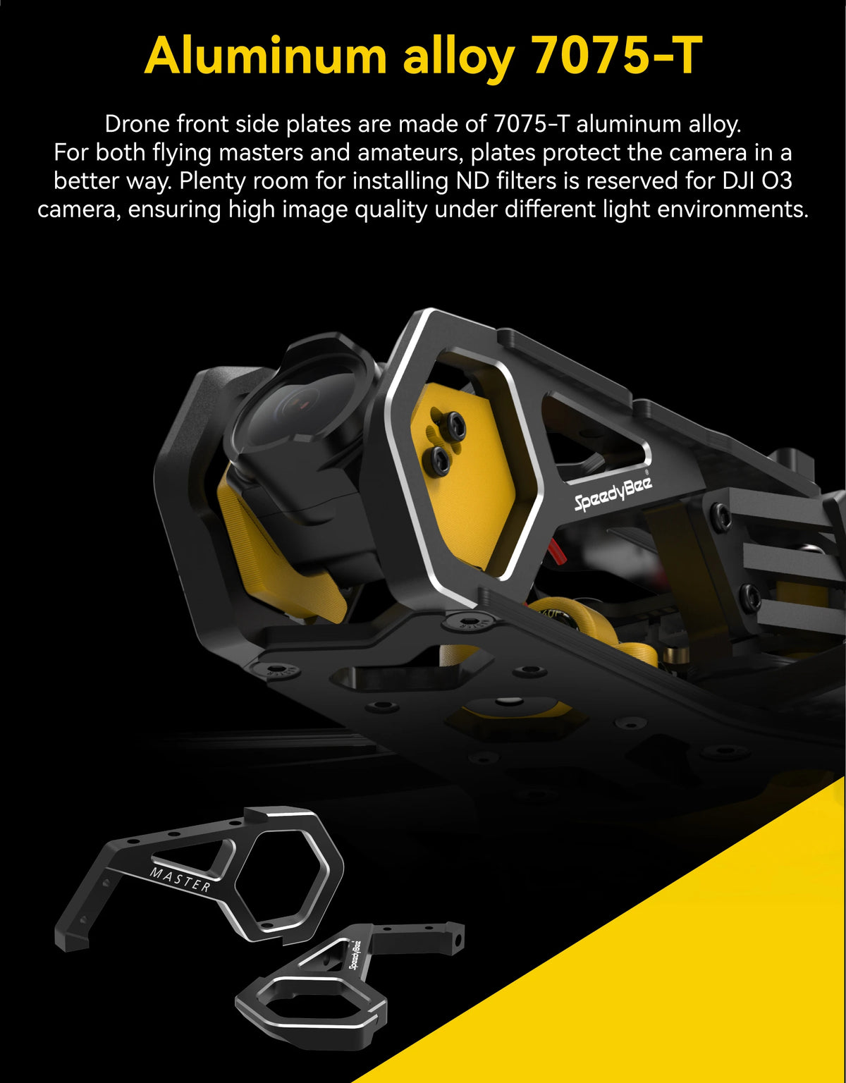 SpeedyBee Master 5 V2 Analog DJI O3 FPV Frame Kit - SB-M5V2-FRAME