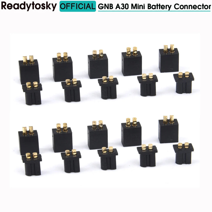 GNB A30 Mini Connector Plug Copper Tube for Tinywhoop Drones - 5 Pairs