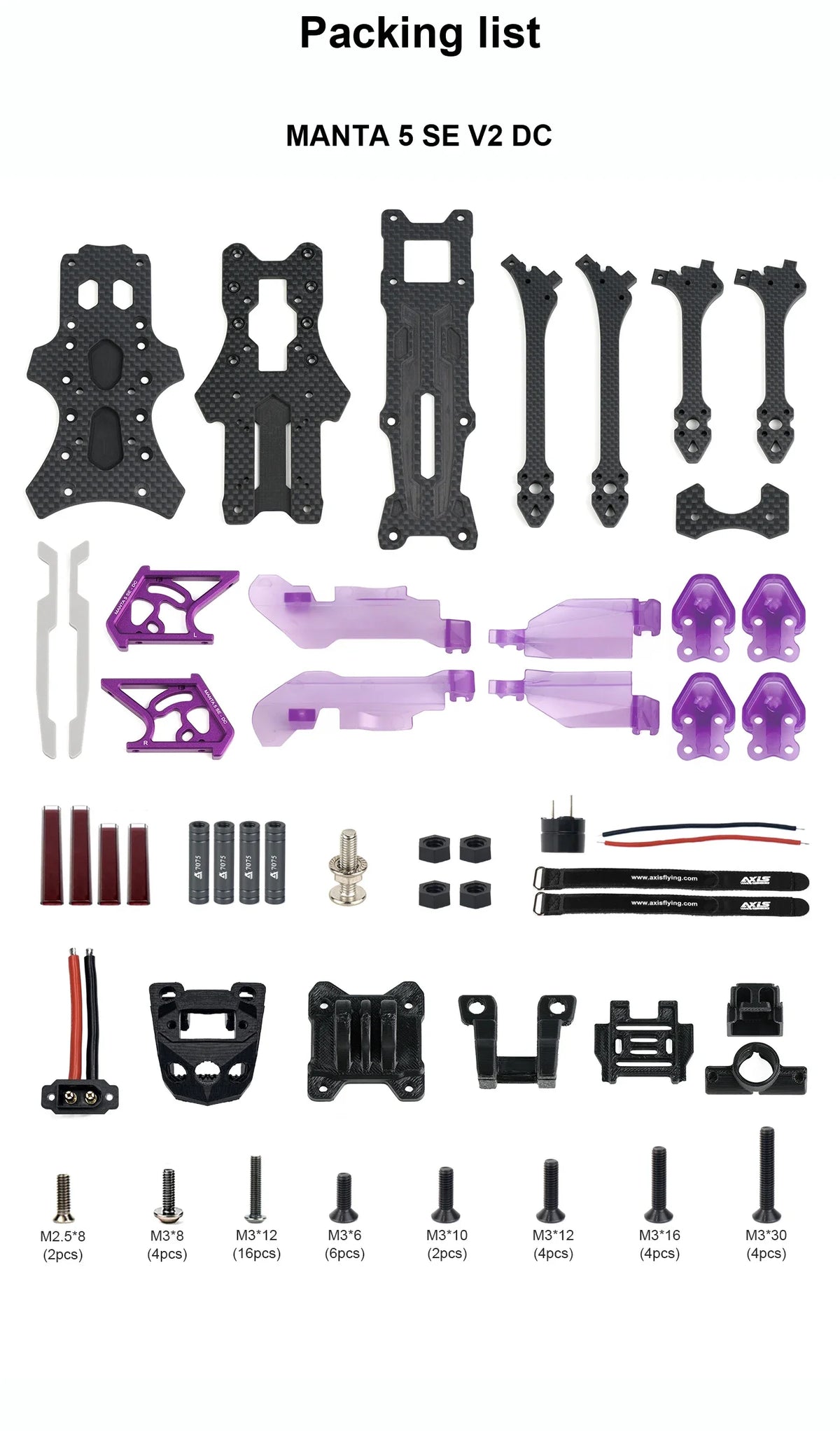 AxisFlying Manta 5 SE V2 Frame