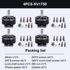 T-Motor F60 Pro V Brushless Motor for FPV Racing Drones - 4PCS KV1750 / China Mainland