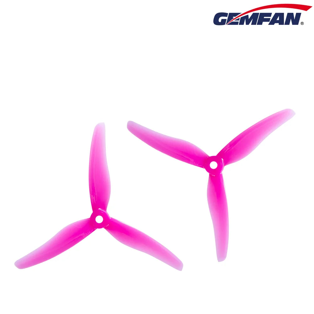 Gemfan Hurricane 51433 5.1x3.5x3 FPV Propellers 2 Pairs PC - 2 Pairs Black