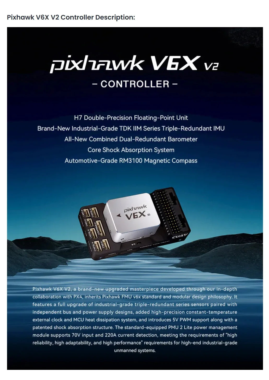 Pixhawk V6X V2 Controller Accessories Kit