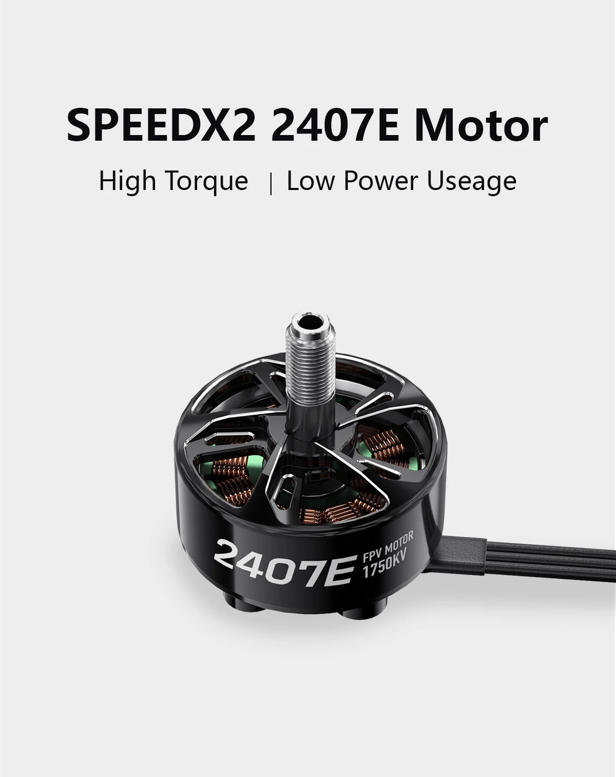 GEPRC SPEEDX2 2407E 1750KV Motor
