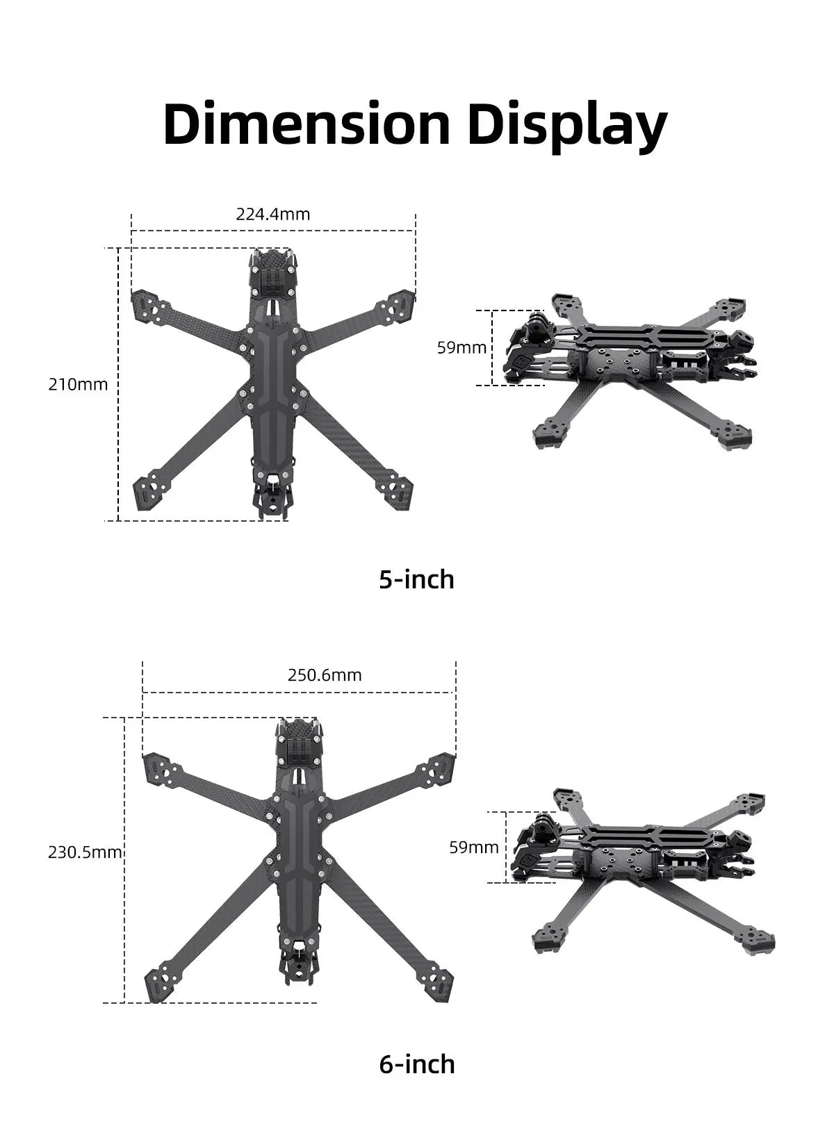 GEPRC GEP-Vapor-D5 Frame