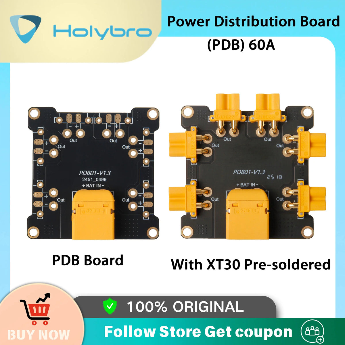 Custom UAV Power Board