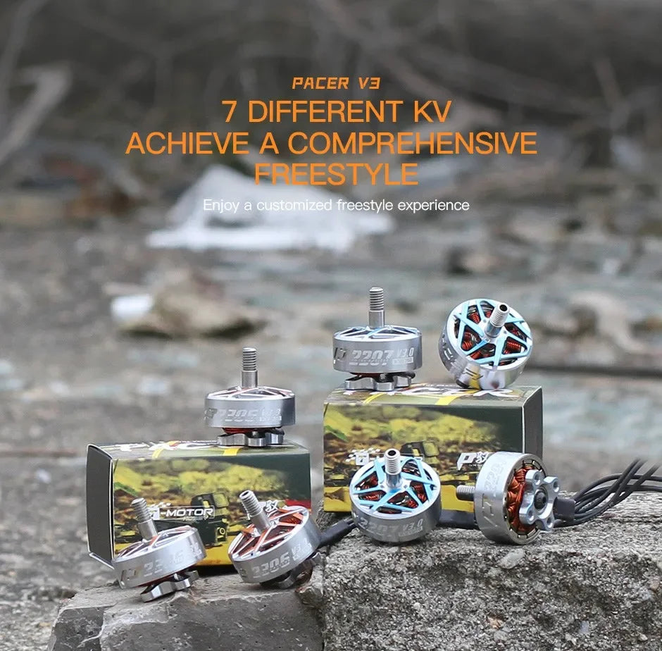 T-MOTOR Pacer P2207 V3 2207 Brushless Motor - 1750KV