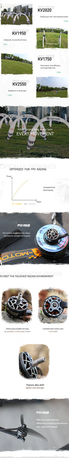 T-Motor F60 Pro V Brushless Motor for FPV Racing Drones - 4PCS KV1750 / China Mainland