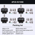 T-Motor F60 Pro V Brushless Motor for FPV Racing Drones - 4PCS KV1750 / China Mainland