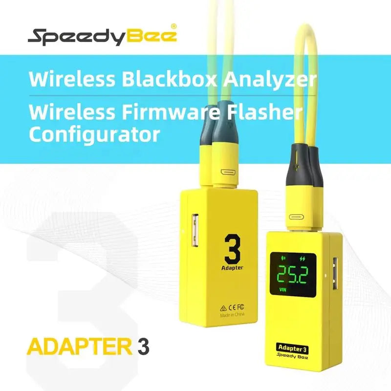 SpeedyBee Adapter 3 Wireless Blackbox Analyzer Voltage Checker - SB-ACQ2394X