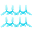 HQProp D-T90MM 3-Blade Propeller - 2 PAIRS GRAY / CN
