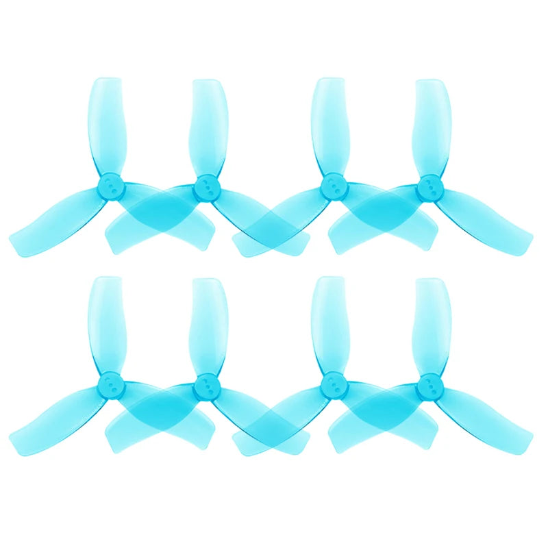 HQProp D-T90MM 3-Blade Propeller - 2 PAIRS GRAY / CN