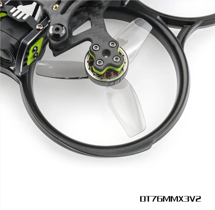 HQProp DT76mm x3 V2 Propeller - 6 Pairs Gray