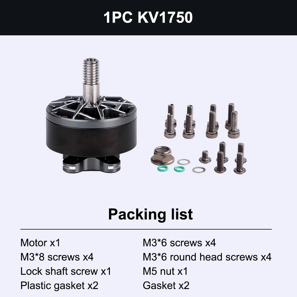T-Motor F60 Pro V Brushless Motor for FPV Racing Drones - 4PCS KV1750 / China Mainland