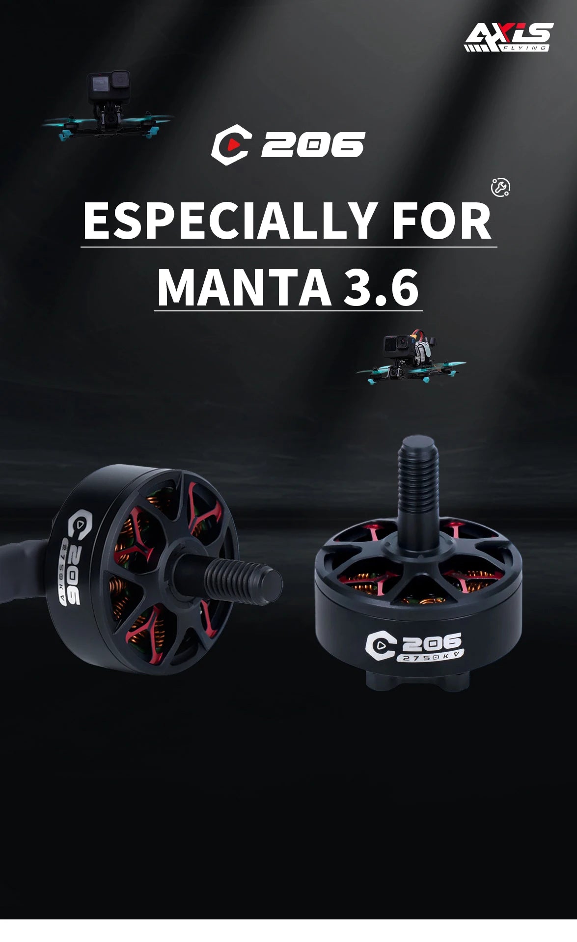 AxisFlying C206 2006 2750KV Brushless Motor