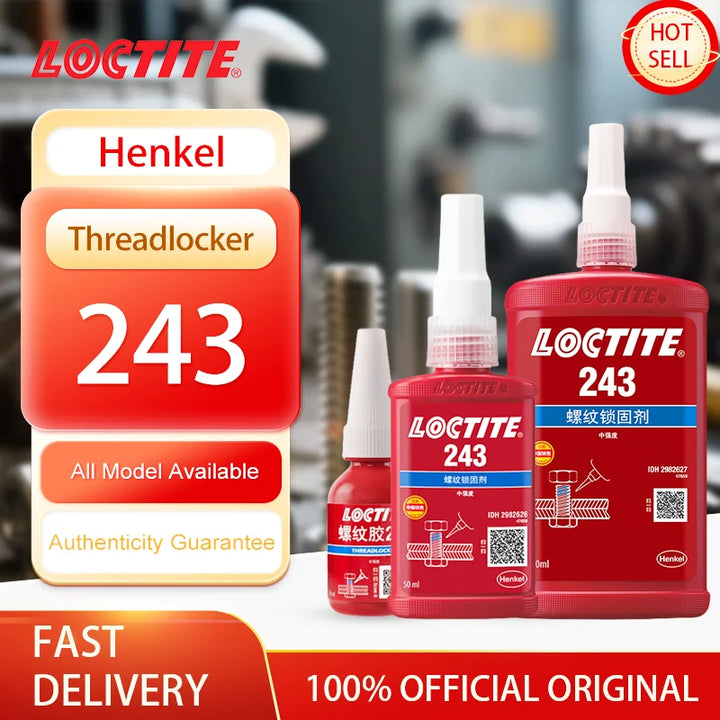 LOCTITE 243 Medium-Strength Threadlocker 10ml