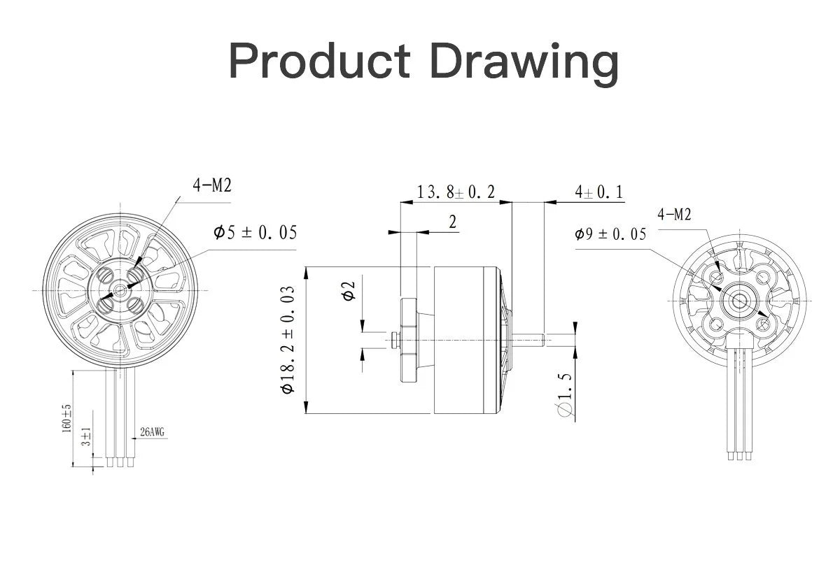 GEPRC SPEEDX2 1404 Motor 3850KV - 3850KV