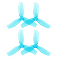 HQProp D-T90MM 3-Blade Propeller - 2 PAIRS GRAY / CN