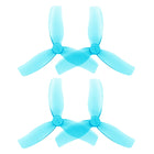 HQProp D-T90MM 3-Blade Propeller - 2 PAIRS GRAY / CN