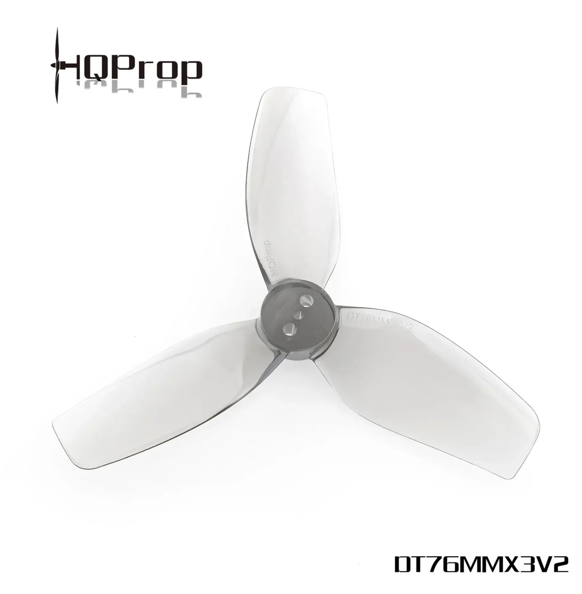 HQProp DT76mm x3 V2 Propeller - 6 Pairs Gray