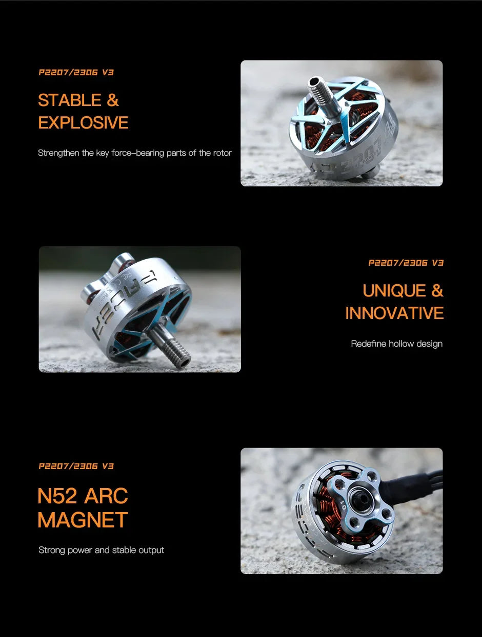 T-MOTOR Pacer P2207 V3 2207 Brushless Motor - 1750KV
