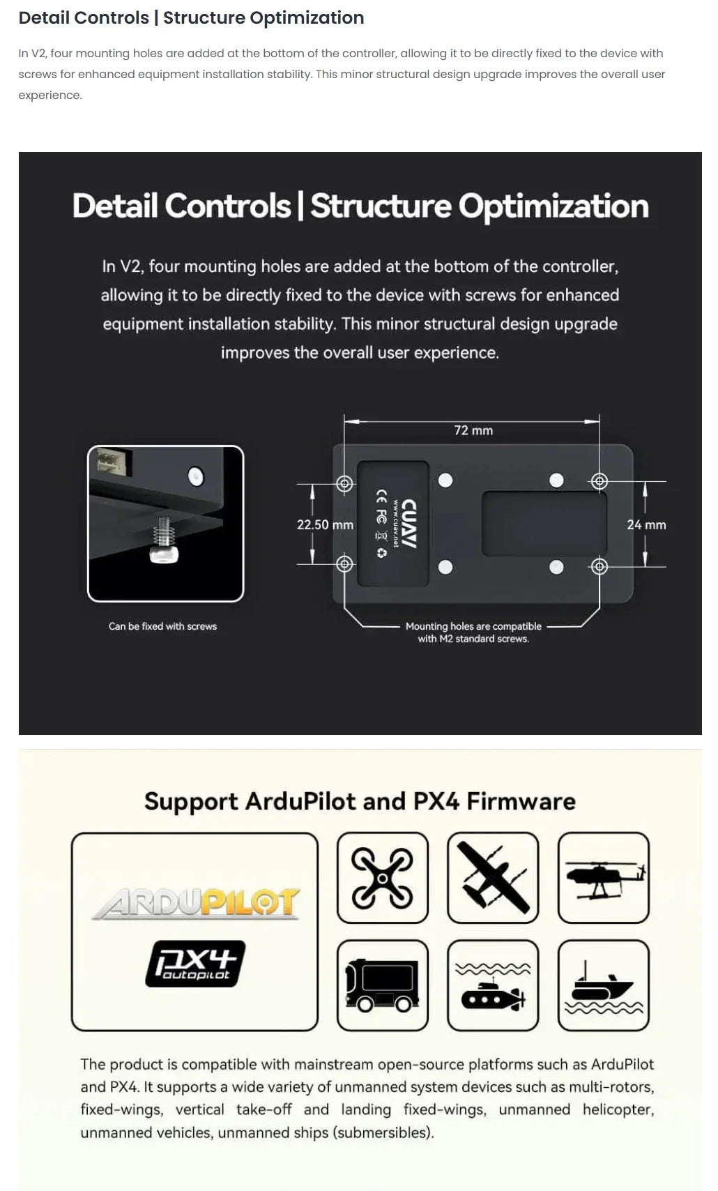Pixhawk V6X V2 Controller Accessories Kit