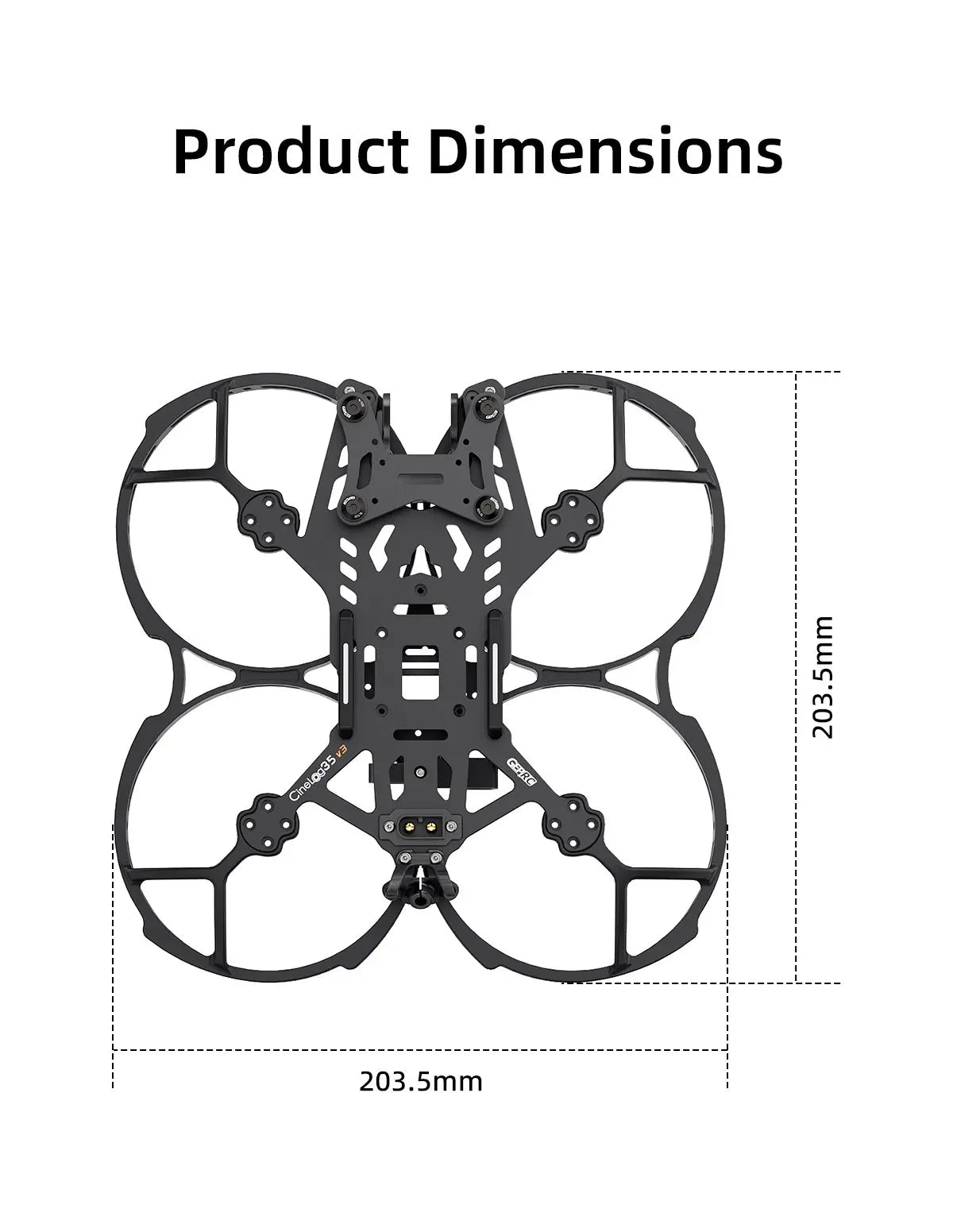 GEP-CL35 V3 Bottom Carbon Plate - GEP-CL35 V3 Frame