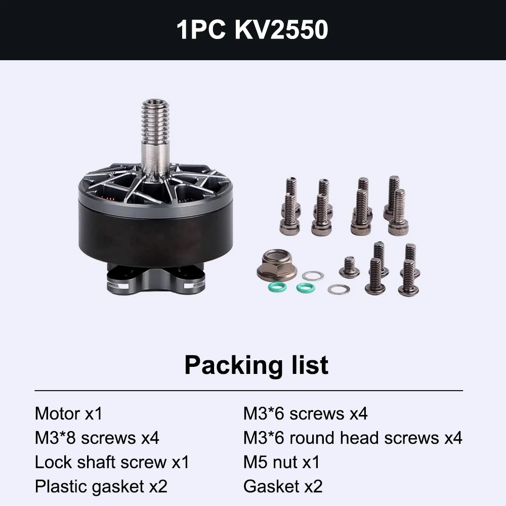 T-Motor F60 Pro V Brushless Motor for FPV Racing Drones - 4PCS KV1750 / China Mainland