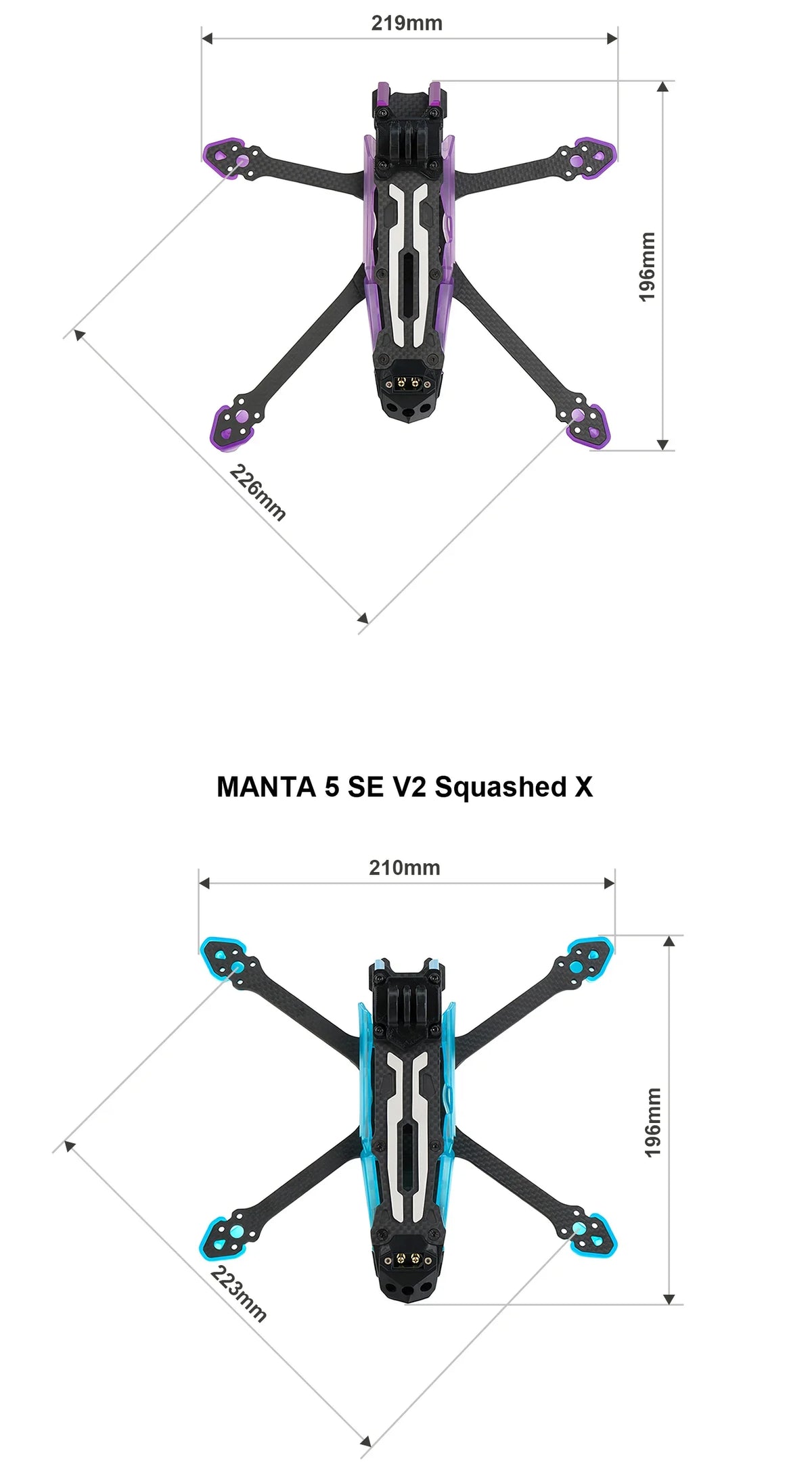AxisFlying Manta 5 SE V2 Frame